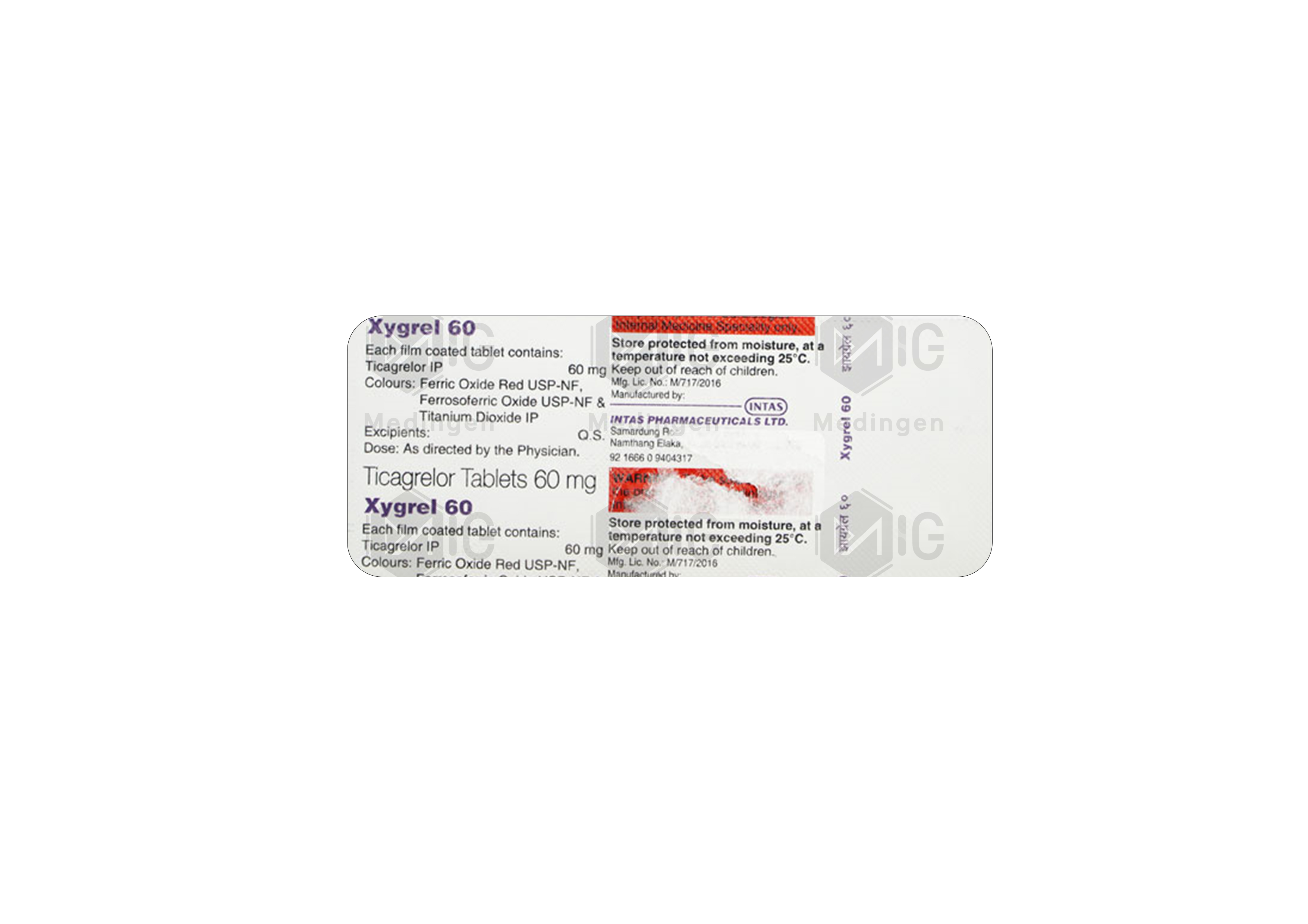 XYGREL 60MG
